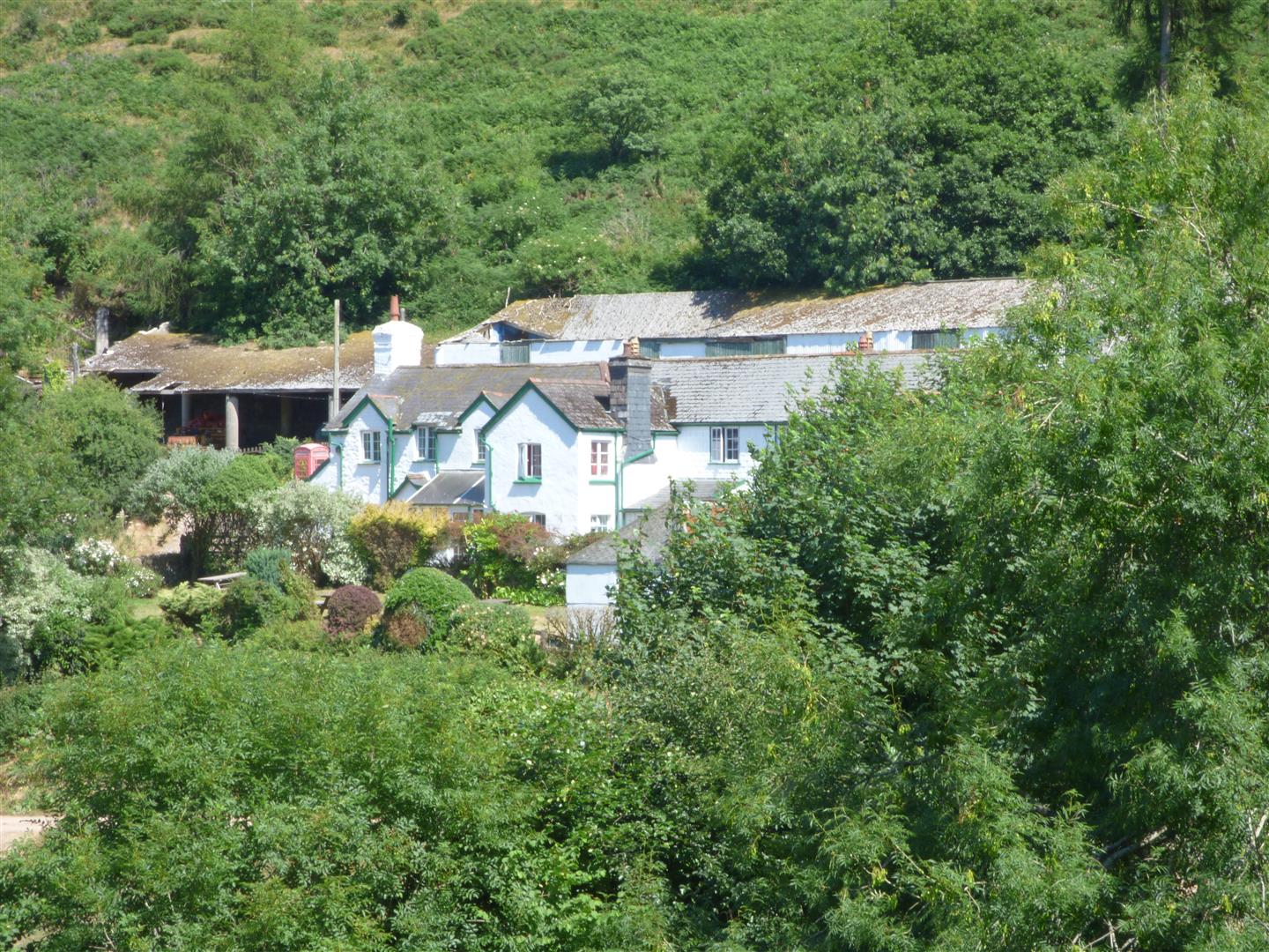 Exmoor Farmhouse with letting cottages campsite 8 Acres all set in the
